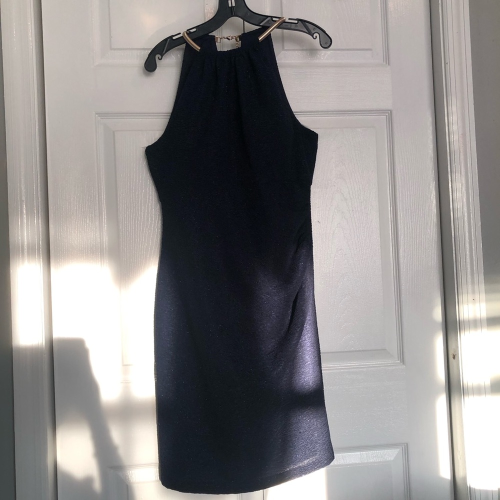 Navy blue gala dress